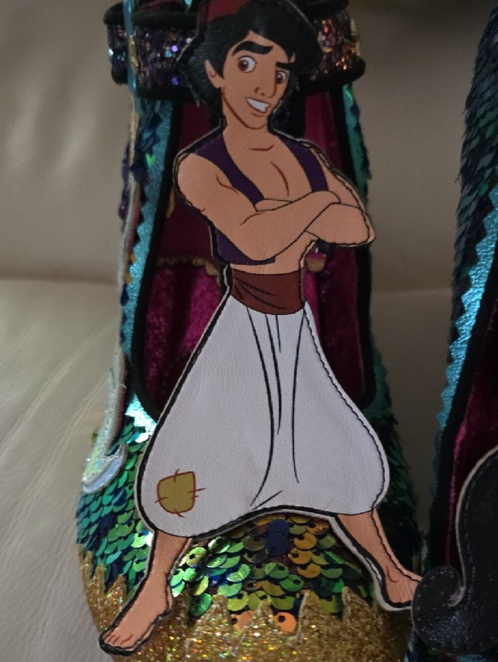 Disney Aladin & Jasmine Shoes Amazing Textures NIB Size 9 - Picture 9 of 15